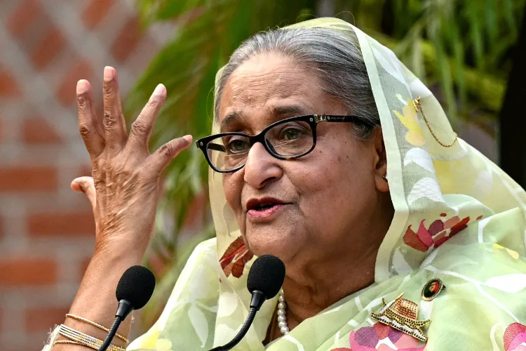 Bangladesh's former Prime Minister Sheikh Hasina