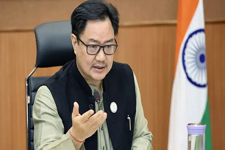 Parliamentary Affairs Minister Kiren Rijiju 