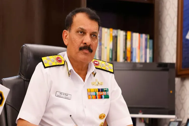 Navy chief Admiral Dinesh K Tripathi