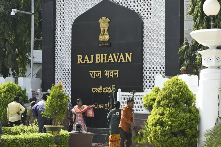 Raj Bhavan, the official residence of Telangana Governo