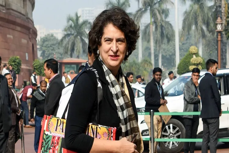 Priyanka Gandhi demands pollution discussion in House