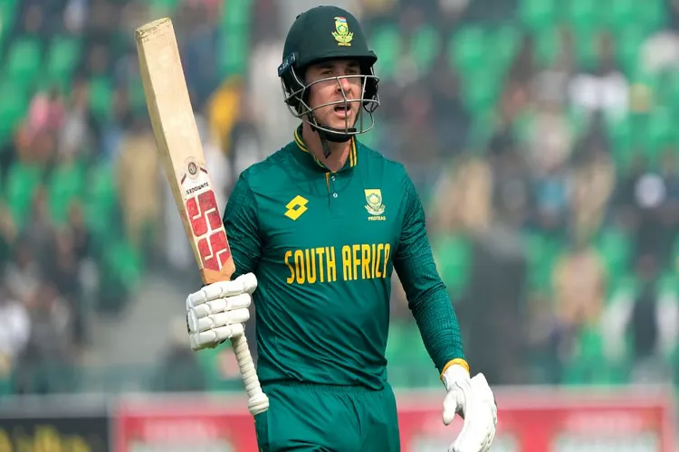South Africa batter Matthew Breetzke 