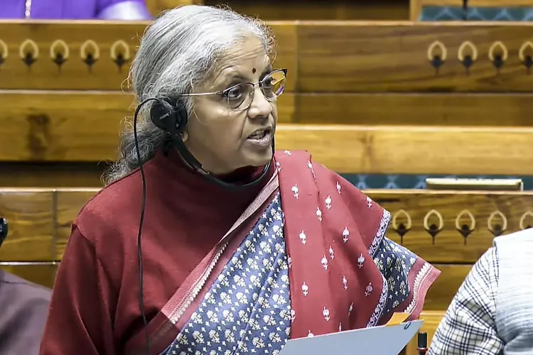 Finance Minister Nirmala Sitharaman