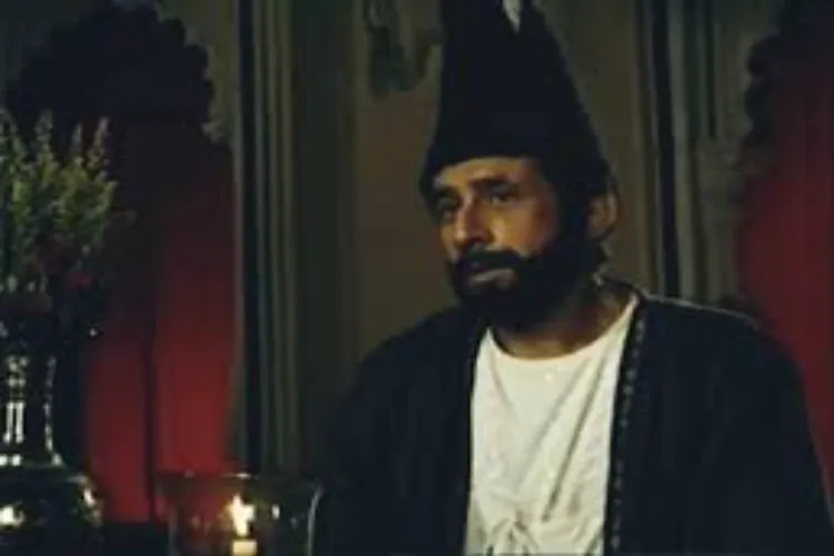 Naseeruddin Shah as Ghalib in TV Show Mirza Ghalib