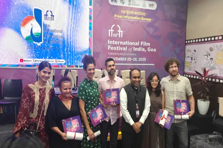 Brazilian filmmaker Gabriel Mascaro at the 56th International Film Festival of India