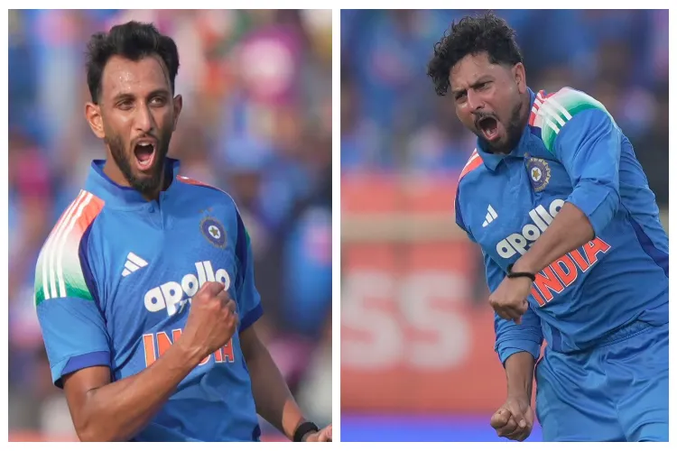 Kuldeep Yadav and Prasidh Krishna