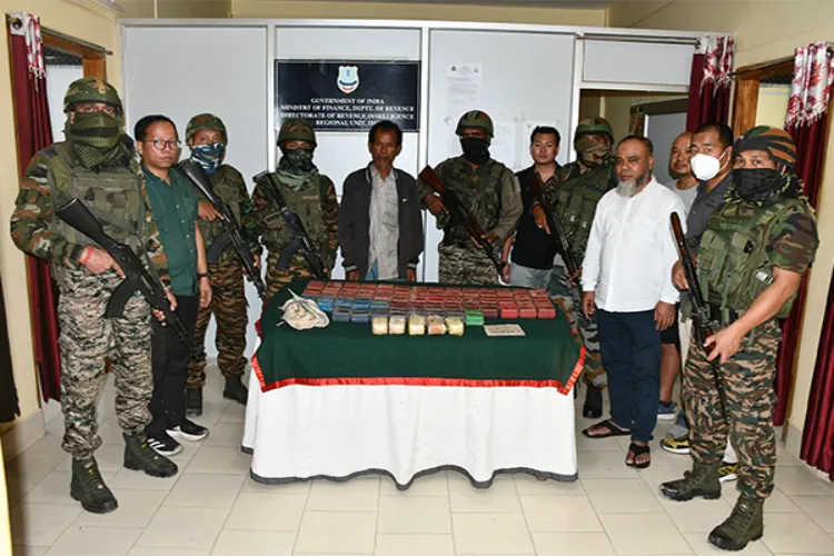 Assam Rifles, in a joint operation with Police and CRPF, seized 50,000 Yaba tablets worth Rs 12.5 crores