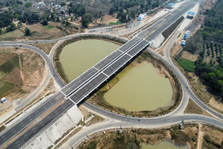  Aerial view of the Raipur-Visakhapatnam Economic Corridor 