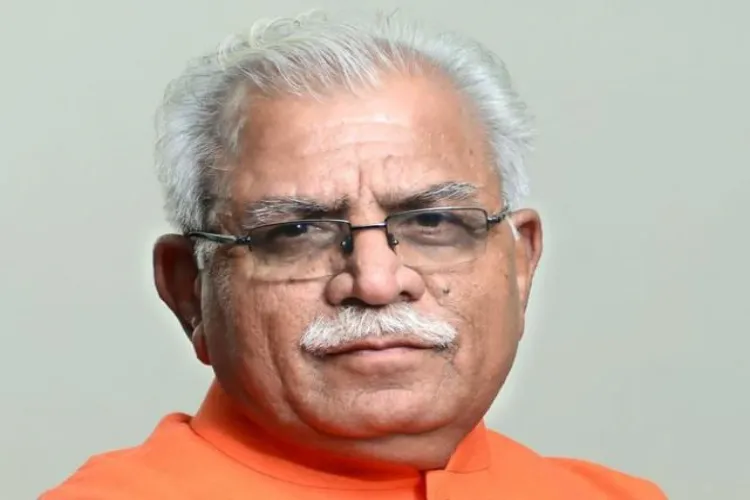 Union Minister Manohar Lal Khattar.