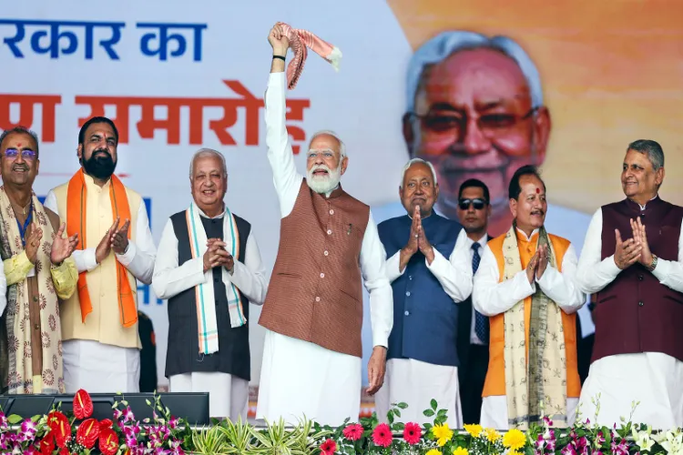 NDA MPs will felicitate PM Modi today in Parliament for grand victory in Bihar election