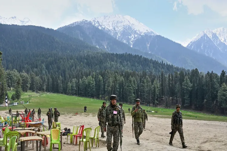 Biasaran Valley in Pahalgam after terrorist attack