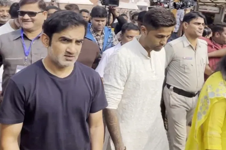 India cricketers, along with coach Gautam Gambhir, visited Shri Jagannath Temple in Odisha's Puri