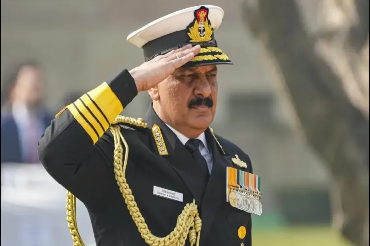 Navy Chief Admiral DK Tripathi