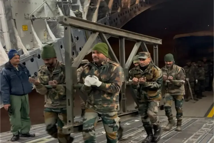 The Indian Army continues to assist in the rescue and relief operations in the aftermath of Cyclone Ditwah in Sri Lanka