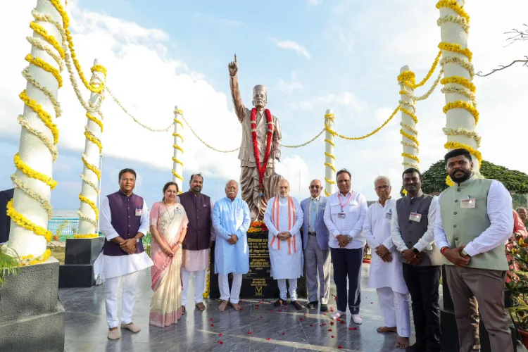 Amit Shah unveiled a statue of VD Savarkar and inaugurated the 'Veer Savarkar Inspiration Park' in the presence of Rashtriya Swayamsevak Sangh (RSS) chief Mohan Bhagwat at the Andaman and Nicobar Islands