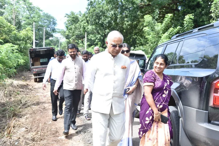 Indian HC Santosh Jha visits cyclone-hit areas in Sri Lanka
