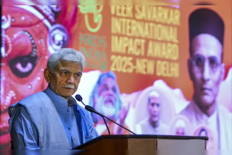 Jammu and Kashmir Lieutenant Governor Manoj Sinha