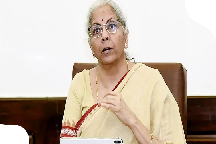 Finance Minister Nirmala Sitharaman