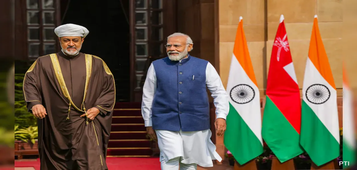 Prime Minister Narendra Modi with Sultan Haitham bin Tariq Al Sai