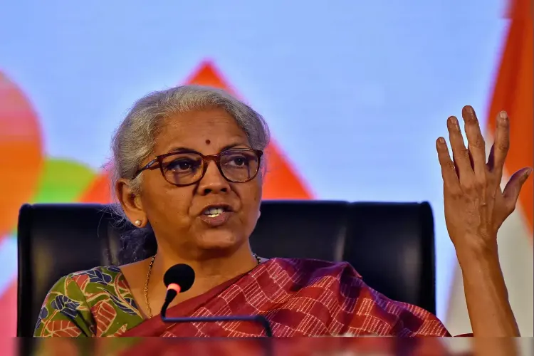 Finance Minister Nirmala Sitharaman