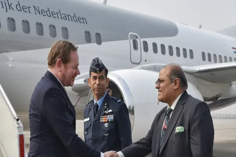 David van Weel, Foreign Minister of the Netherlands, arrived in India 