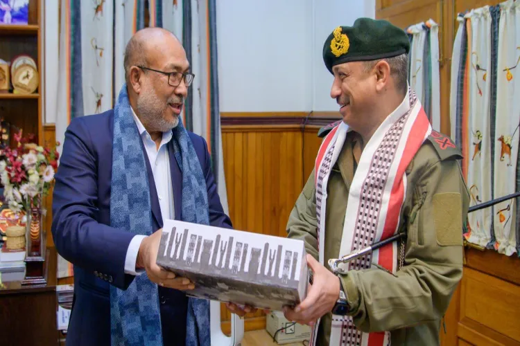 Director General of Assam Rifles Lt Gen Vikas Lakhera discussed security-related issues in Manipur with Governor Ajay Kumar Bhalla 