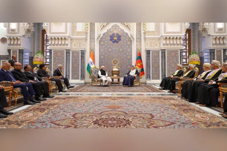 PM Modi along with Sultan Haitham Bin Tarik In Muscat
