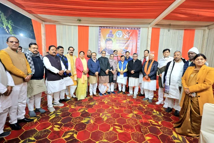 National Democratic Alliance (NDA) MPs from Bihar felicitated the newly appointed working president of the BJP, Nitin Nabin