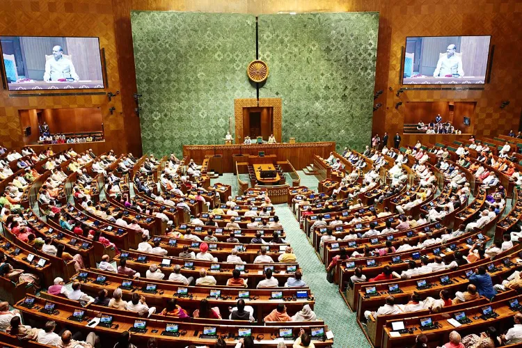 Lok Sabha in session