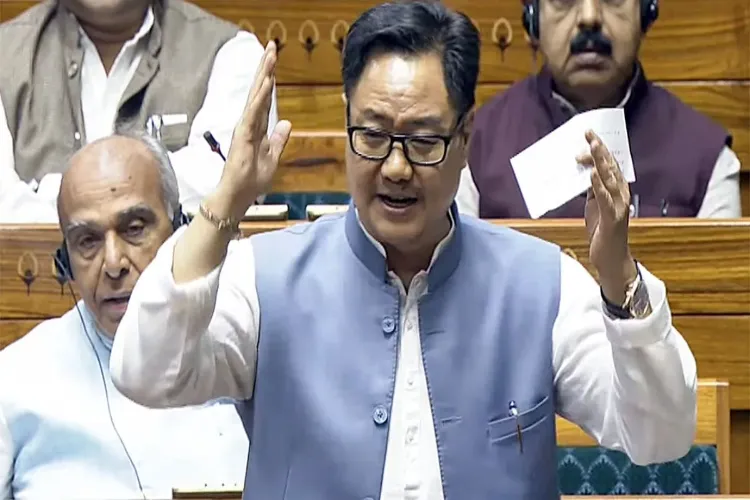 Union Parliamentary Affairs Minister Kiren Rijiju 