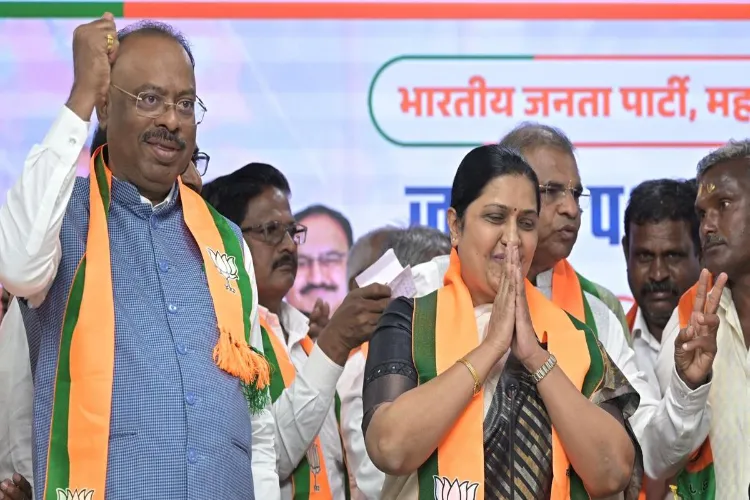 Congress MLC and joined the ruling BJP, Pradnya Satav