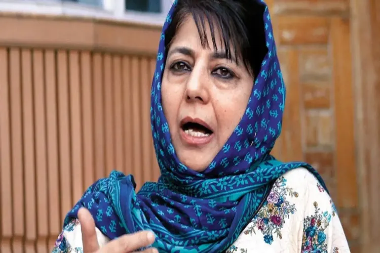 PDP Chief Mehbooba Mufti