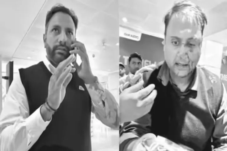 Assault of Ankit Dewan by an Air India Express pilot at Delhi airport Terminal 1
