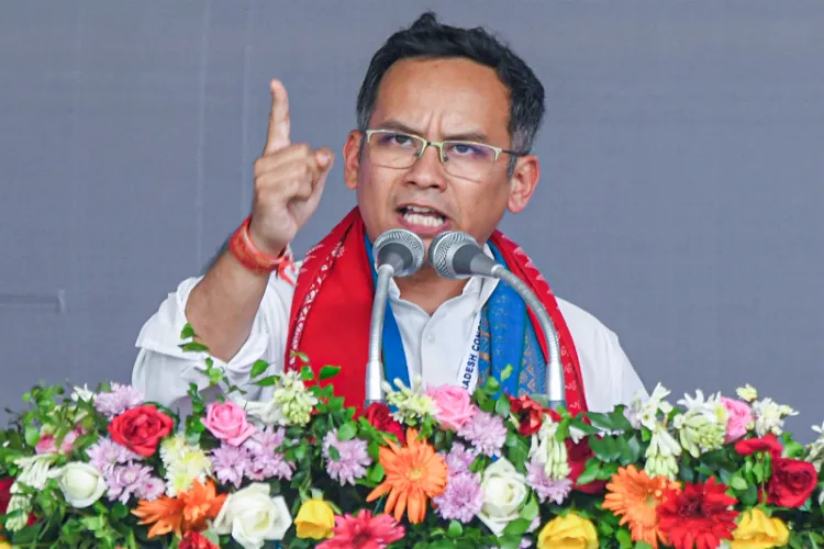Congress MP Gaurav Gogoi