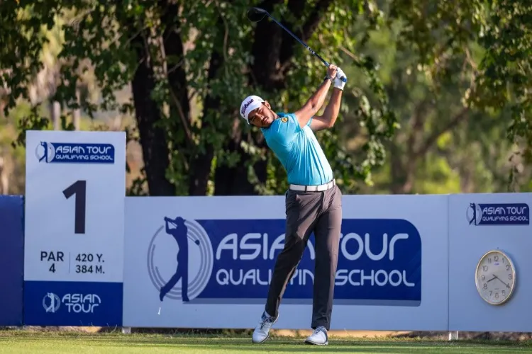 Indian golfer Shaurya Bhattacharya