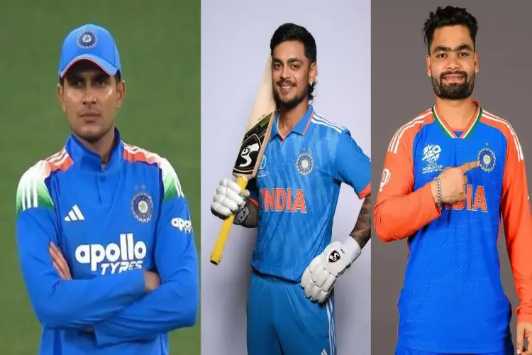Shubman Gill, Rinku Singh and Ishan Kishan