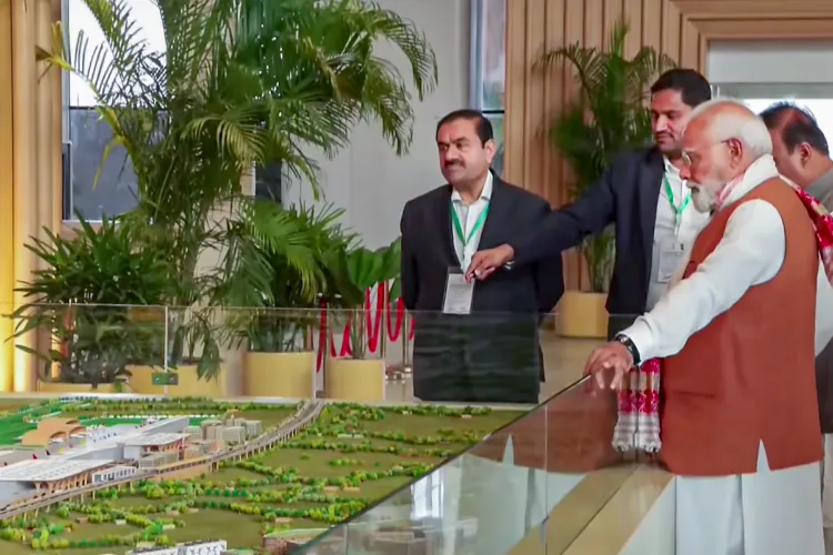 Prime Minister Narendra Modi during the inauguration of a new terminal of the Lokapriya Gopinath Bardoloi International Airport, in Guwahati, Assam