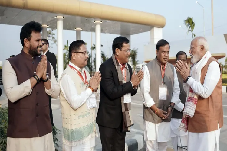 Prime Minister Narendra Modi in Assam