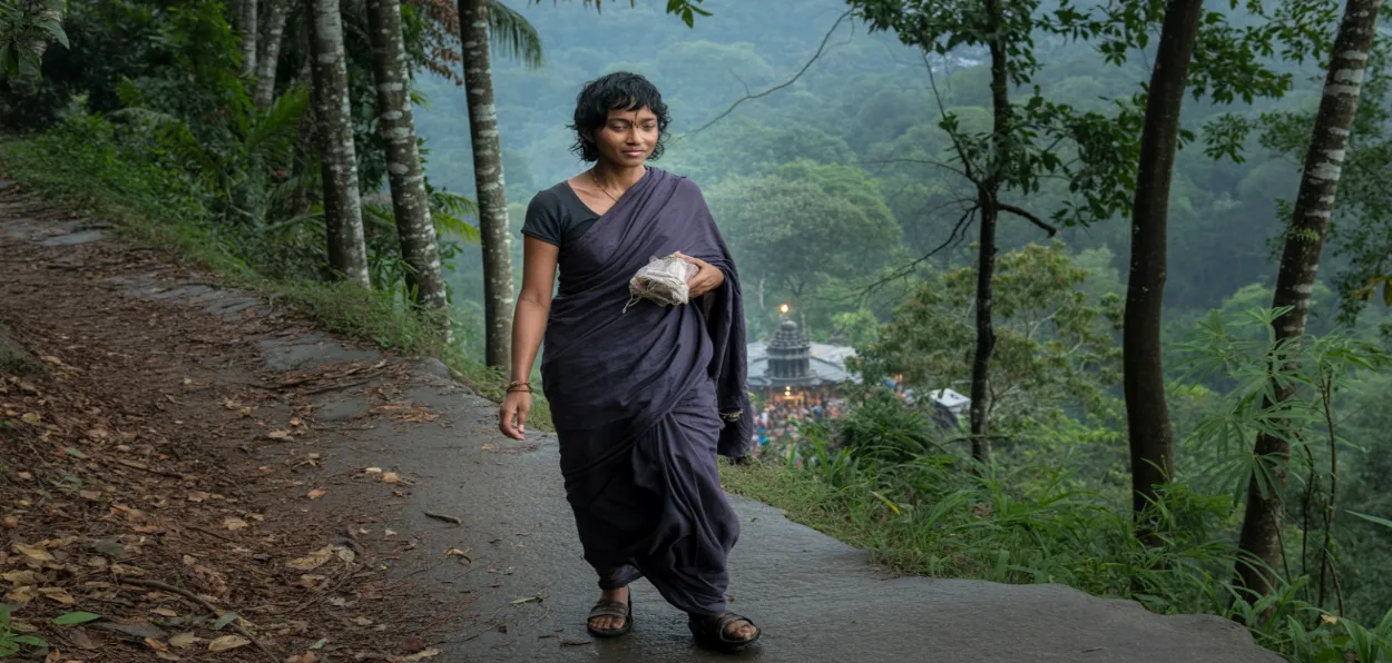 The author on way to Sabrimala Temple in Kerala (AI-generated)