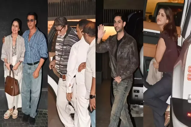 Bollywood stars attend the screening of Ikkis