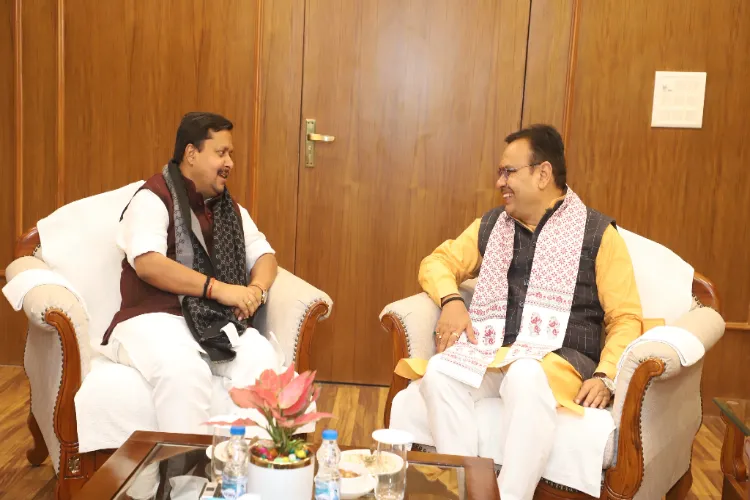 Rajasthan Chief Minister Bhajanlal Sharma met Bharatiya Janata Party National Working President Nitin Nabin