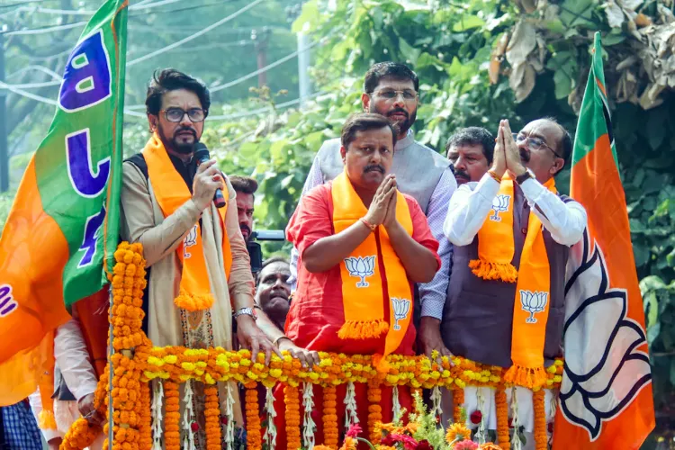 Newly appointed BJP National Working President Nitin Nabin on Tuesday held a roadshow in Patna