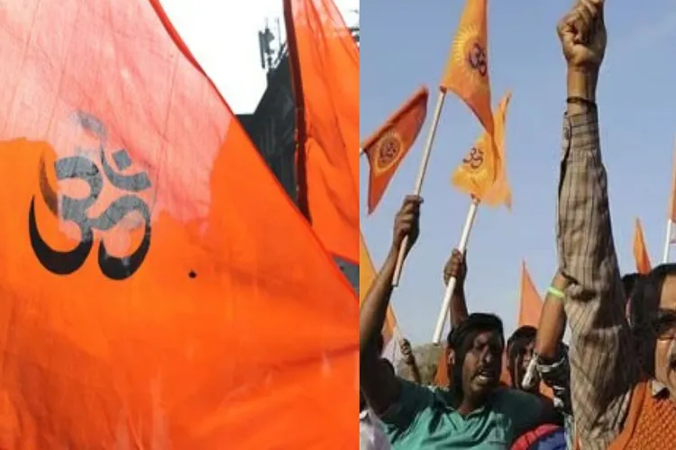 VHP, Bajrang Dal protest outside Bangladesh Deputy High Commission, Mumbai