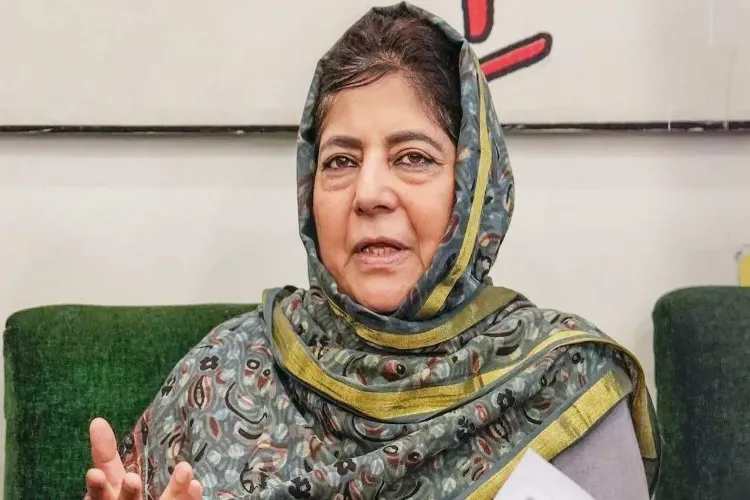 Peoples Democratic Party (PDP) president Mehbooba Mufti
