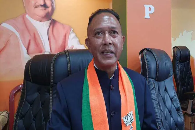 State BJP chief spokesperson Mariahom Kharkrang 