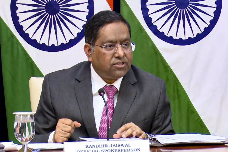 MEA spokesperson Randhir Jaiswal