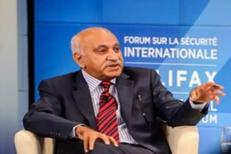 M J Akbar, former minister