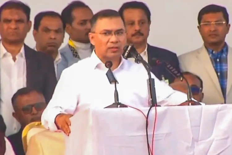 Tarique Rahman, the acting chairman of the Bangladesh National Party (BNP)