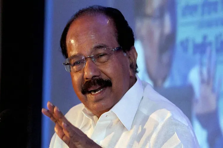 Congress leader M Veerappa Moily
