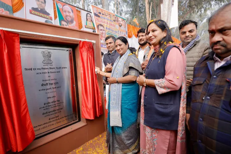Delhi Chief Minister Rekha Gupta inaugurated the Atal Canteen in Pitampura, Delhi
